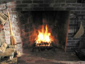 Remove smoke stains from your fireplace